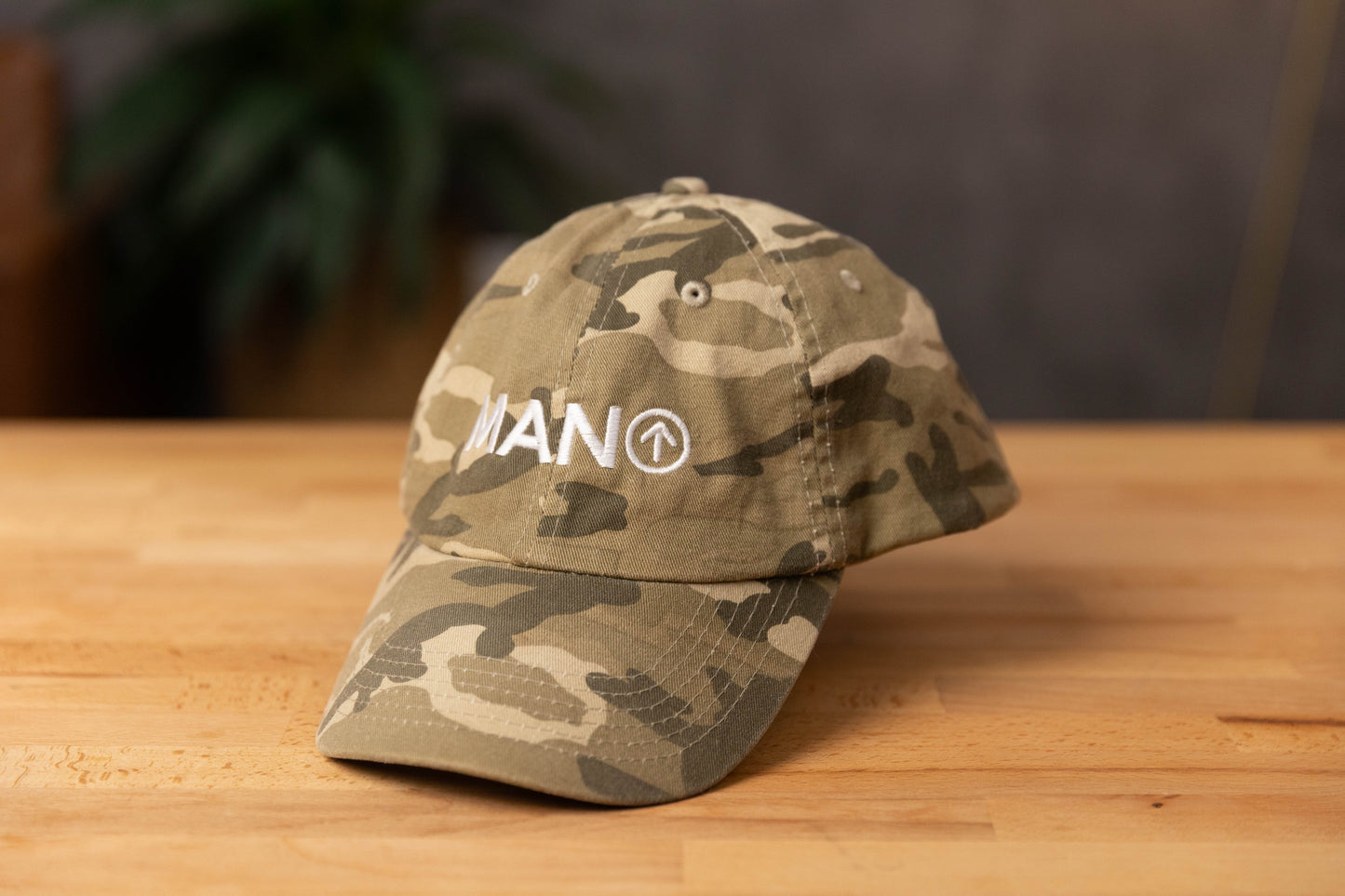 Tan Camo Dad Hat