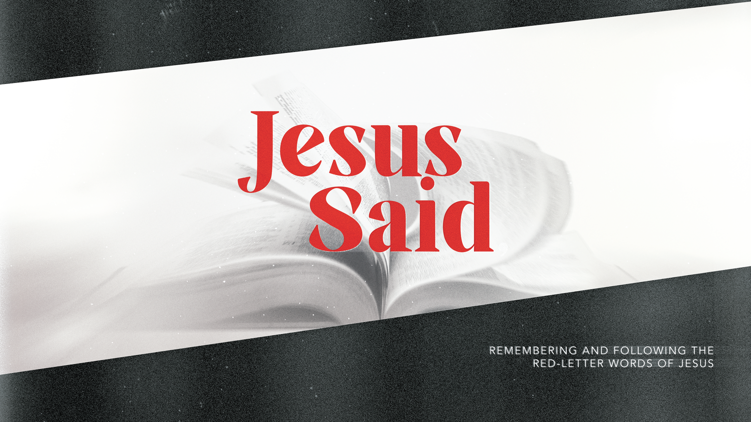 Jesus Said Workbooks