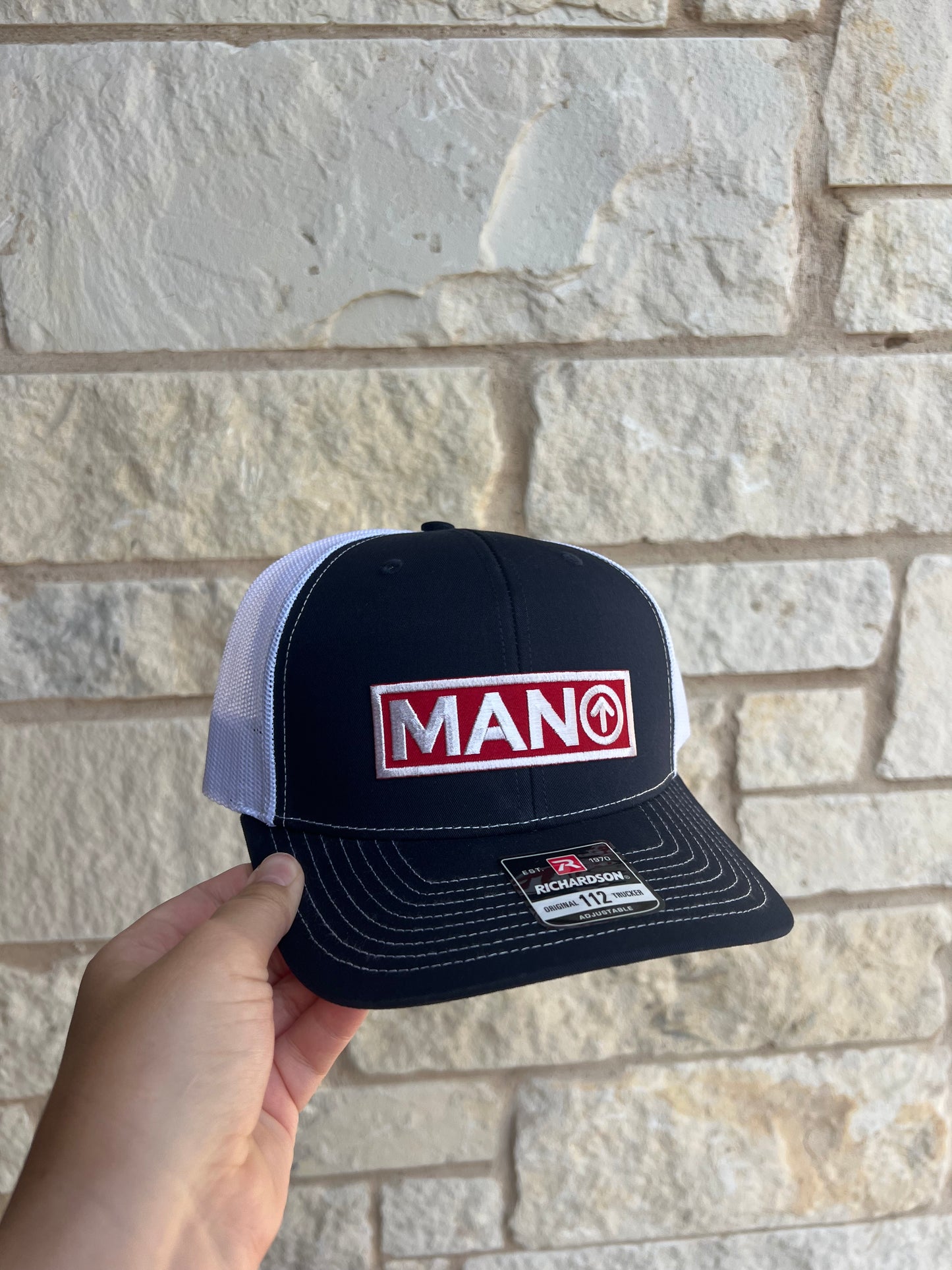 Richardson Navy/White Trucker Hat