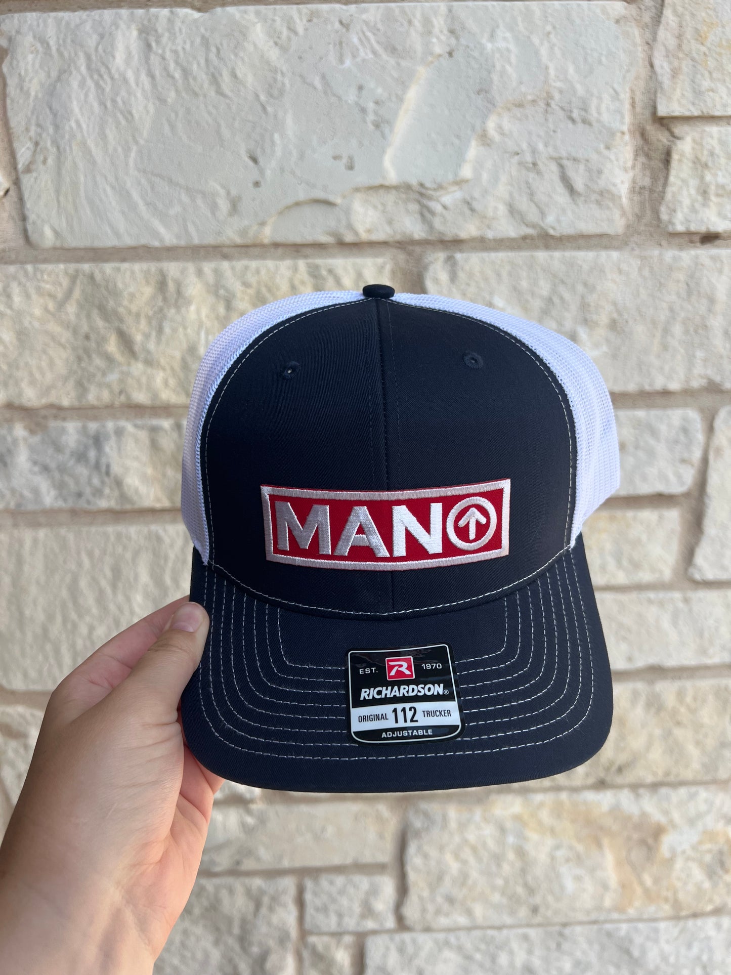 Richardson Navy/White Trucker Hat