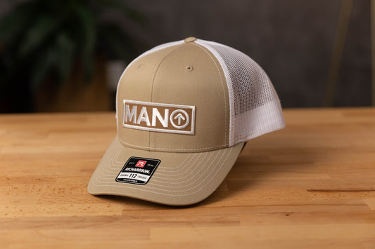 Richardson Khaki/White Trucker Hat