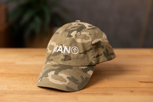 Tan Camo Dad Hat